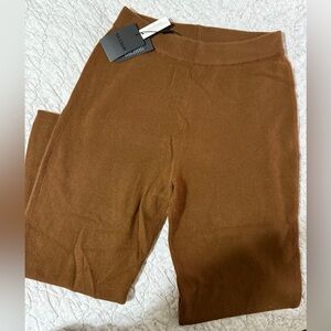 NEW NAADAM Chocolate Cashmere Cropped Pants